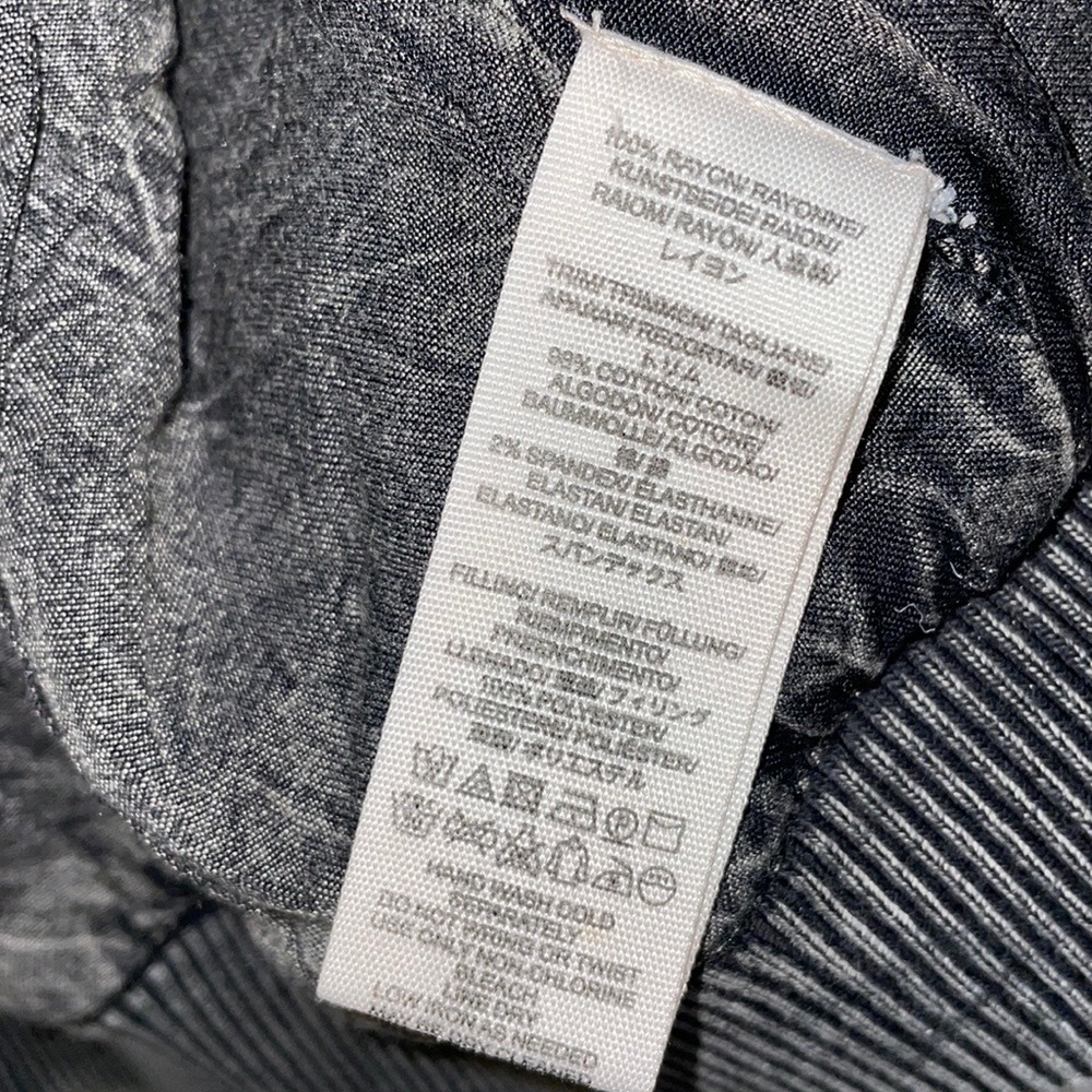 Free People Black and Cream Bomber Jacket - Picture 14 of 14